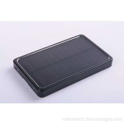 Portable External Solar Power Bank with Super-thin Case